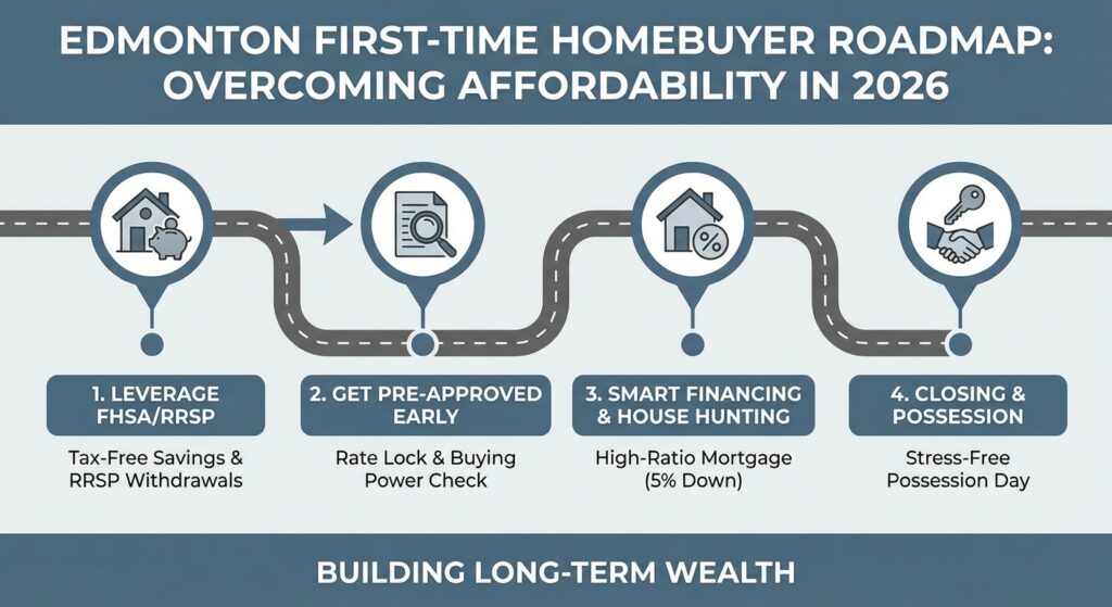 First-time homebuyers planning affordable mortgage options in Edmonton 2026