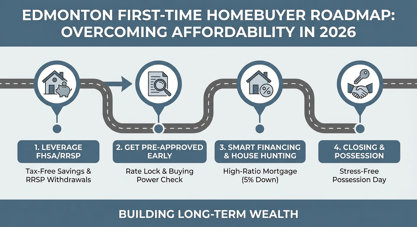 First-time homebuyers planning affordable mortgage options in Edmonton 2026