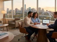 Homeowner reviewing refinancing and debt consolidation options