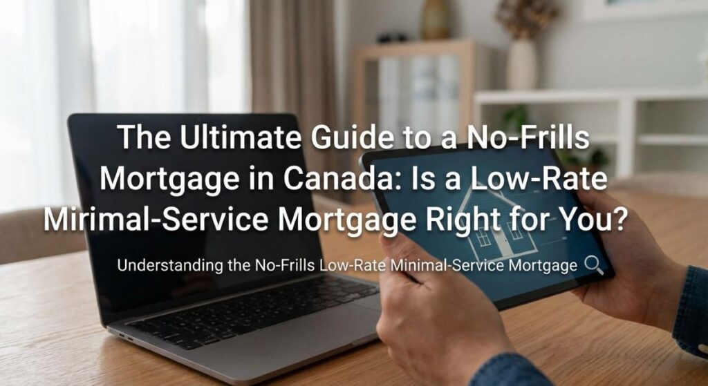 The Ultimate Guide to a No-Frills Mortgage in Canada: Is a Low-Rate Minimal-Service Mortgage Right for You?