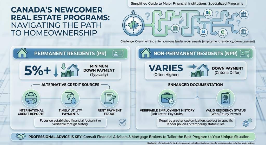 Comprehensive Coverage of Newcomer Programs from Banks