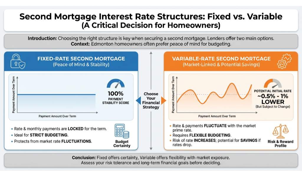 Fixed-Rate Second vs. Variable-Rate Second Mortgages