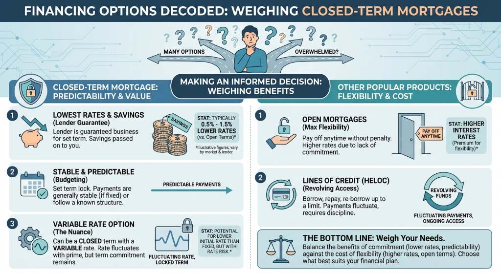 Closed Mortgages vs. Other Mortgage Products